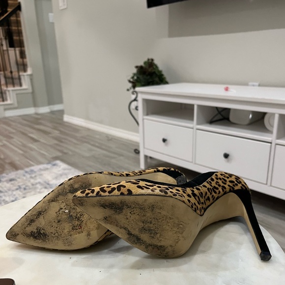 Ava & Aiden Tan and Black Leopard Heels - Picture 3 of 3